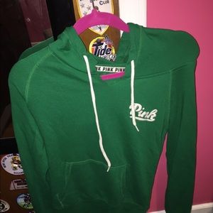 PINK Green hoodie